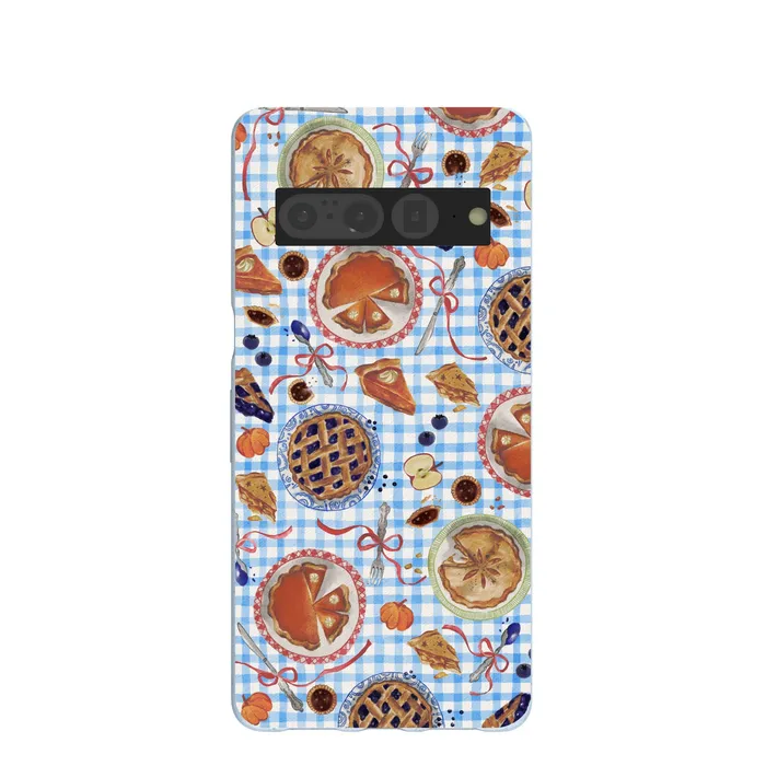 Powder Blue Pie Lover Google Pixel 7 Pro Case