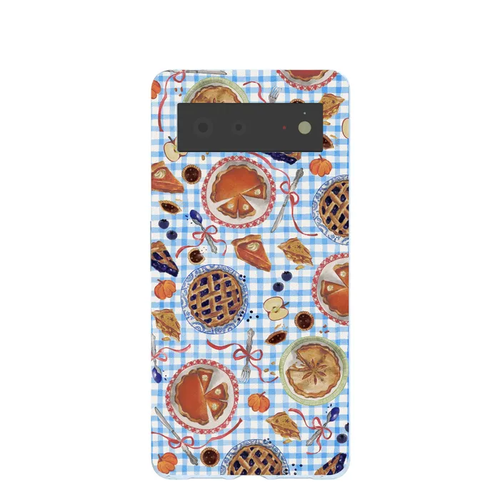 Powder Blue Pie Lover Google Pixel 6 Case