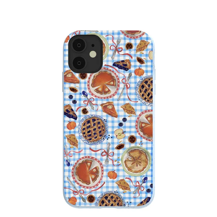Powder Blue Pie Lover iPhone 11 Case