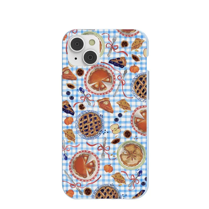 Powder Blue Pie Lover iPhone 14 Plus Case